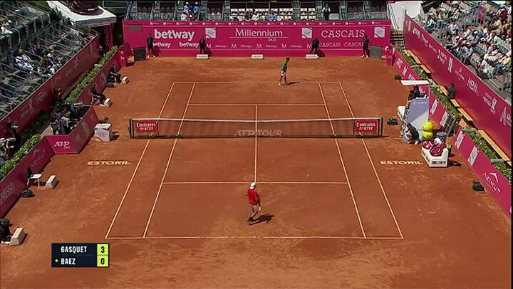 Sebastián Báez le ganó a Richard Gasquet y avanzó a las semifinales del ATP 250 de Estoril