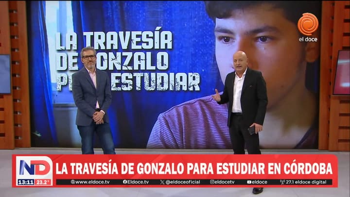 La historia de Gonzalo, el joven que no tiene transporte para estudiar