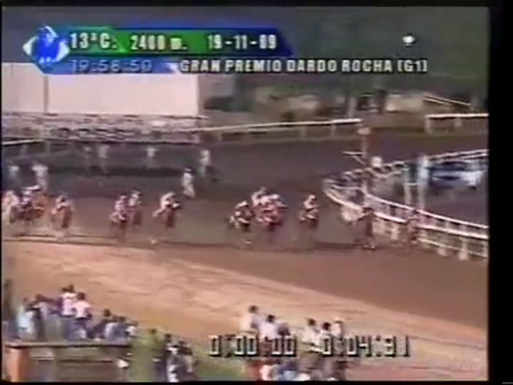 Pablo Falero en el Dardo Rocha de 2009, con Bien Toi