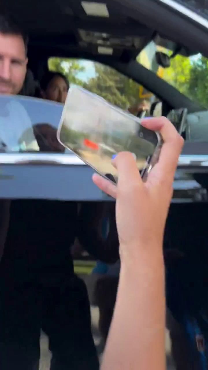 Messi en Miami con un Cadillac Escalade