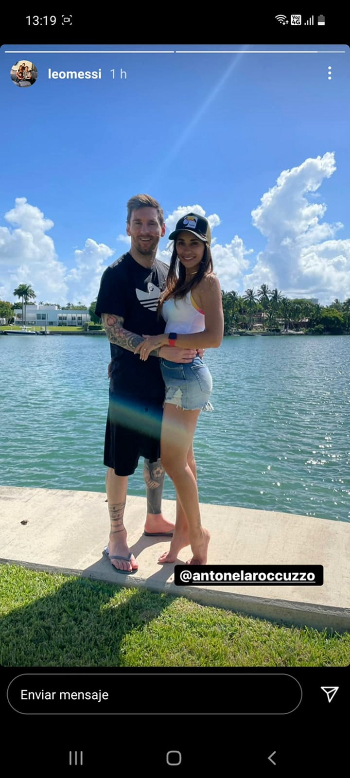 Lionel Messi y las vacaciones en familia en Miami