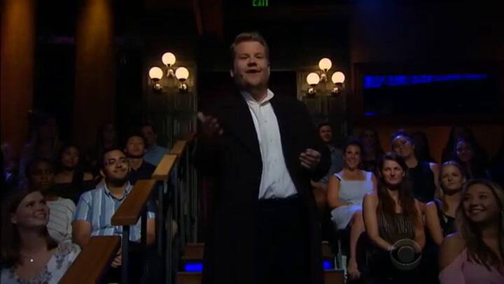 Ariana Grande y James Corden le hicieron un nuevo soundtrack a Titanic - Fuente: YouTube