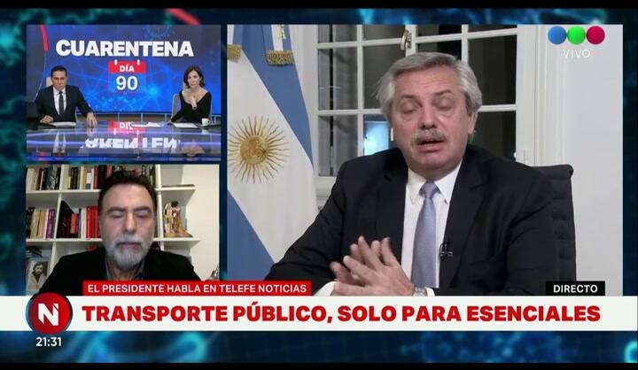 Alberto Fernández: 'Queremos controlar las salidas de los runners'