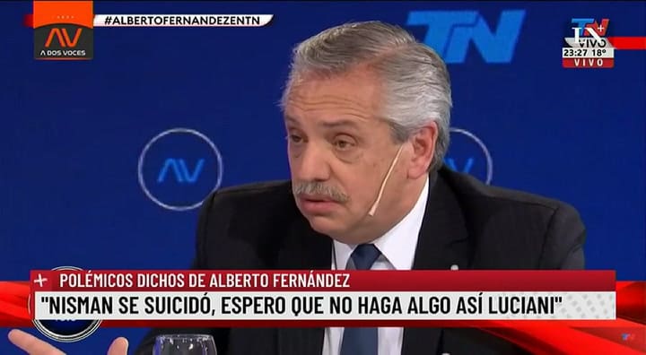 Habló Alberto Fernández y profundizó la polémica