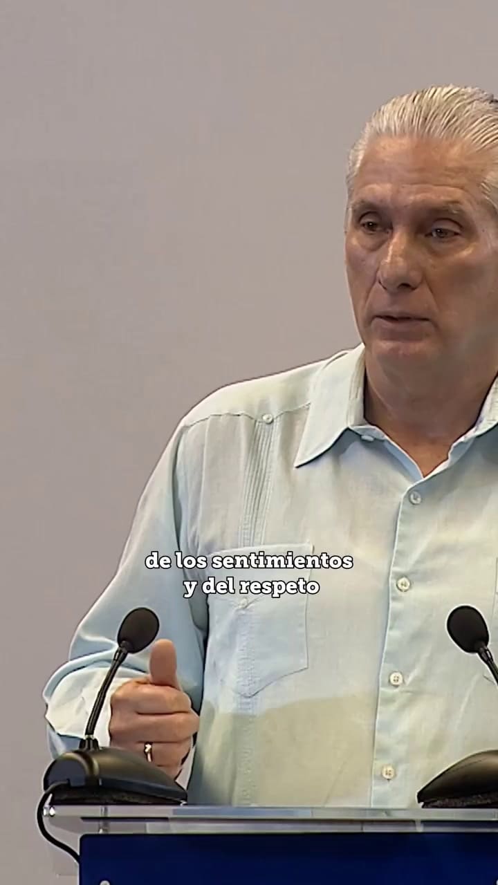 El presidente de Cuba abordó la crisis energética profundizada por las medidas de EE.UU.