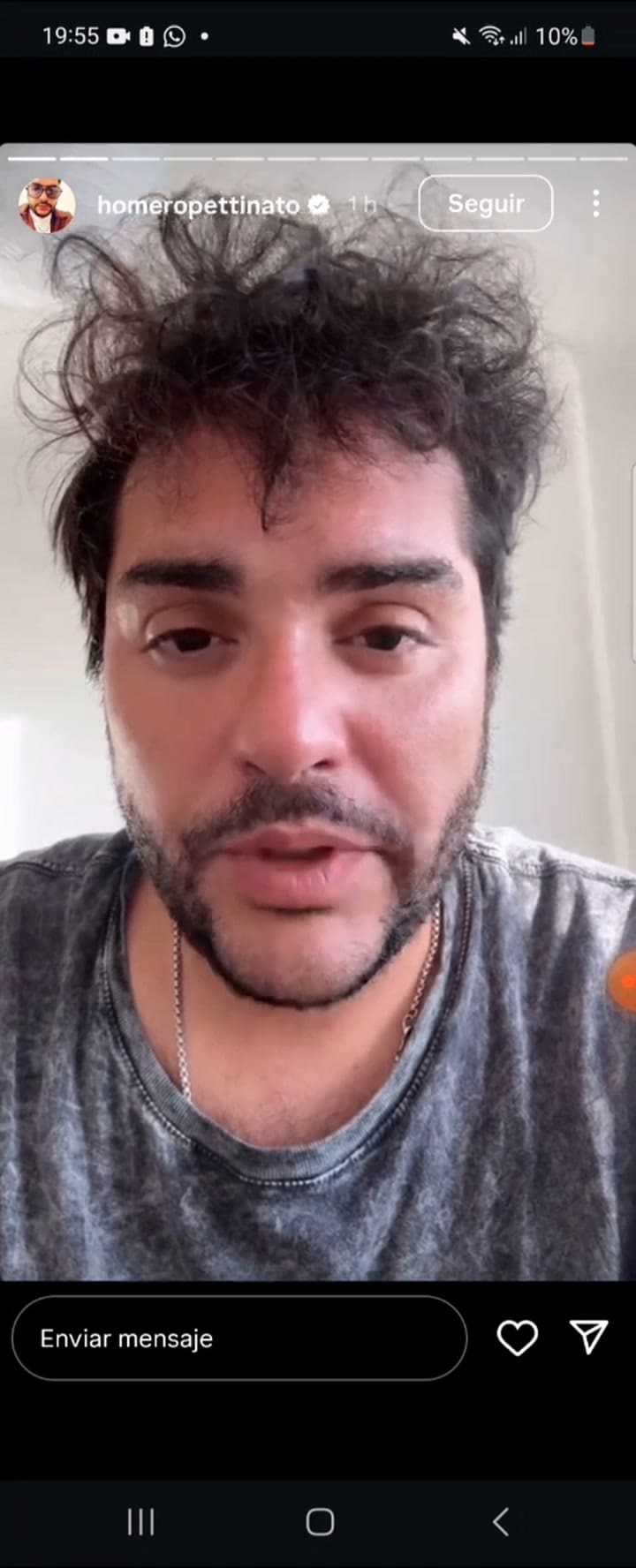 El descargo de Homero Pettinato sobre Sofía Gonet