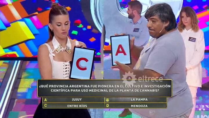 Juan Gómez ganó Los ocho escalones del millón