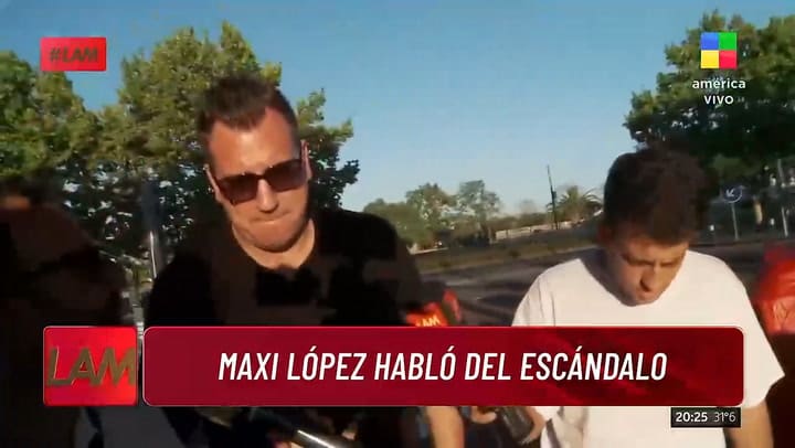 La reaccion de Maxi Lopez cuando le preguntaron por el termino "icardiar"