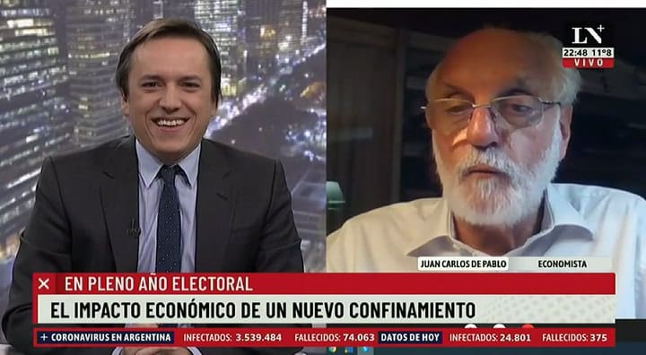 El impacto económico de un nuevo confinamiento. Por Juan Carlos De Pablo