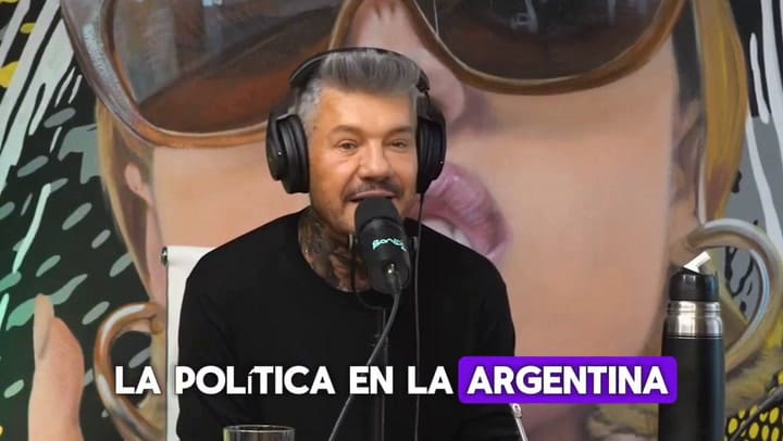 Tinelli hizo su debut en el streaming con un imitador de Milei