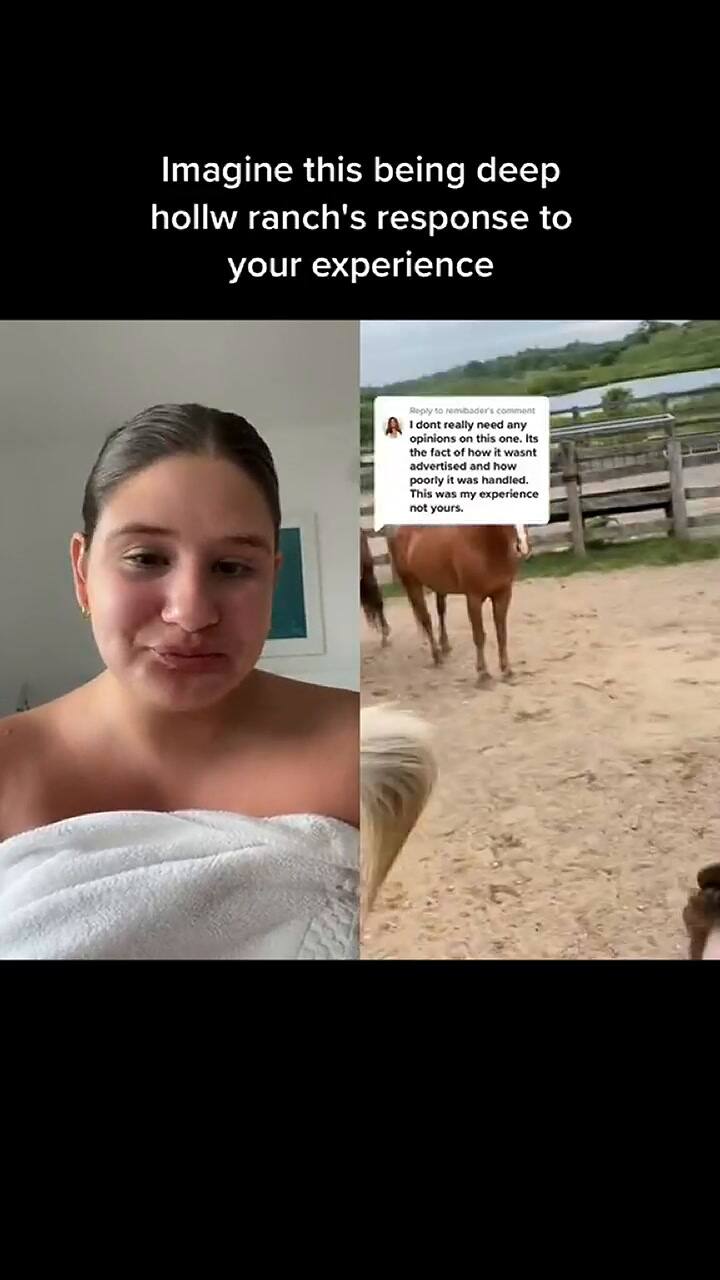 La modelo Remi Bader denunció el maltrato de un empleado de un rancho en Nueva York