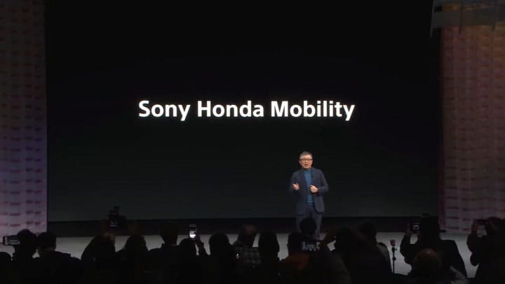 Así era la presentación del concept de Afeela, el primer auto de Sony y Honda juntos