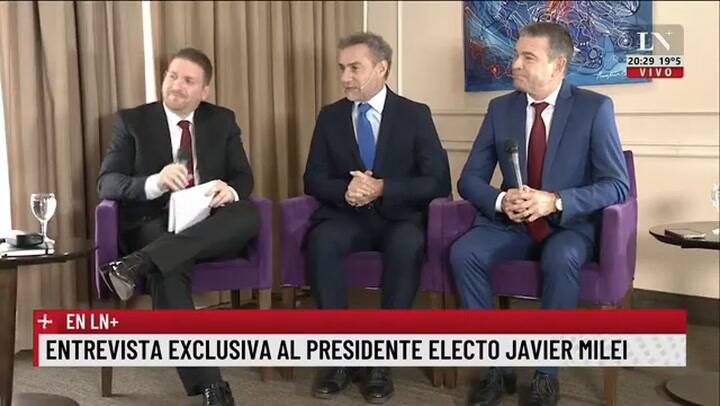 La Entrevista Completa Con Javier Milei Luego De Presidente Electo (Parte 1)