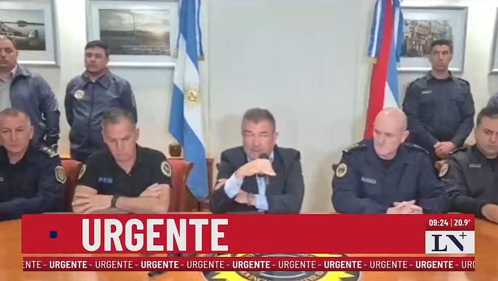 Conferencia del ministro de Seguridad de Entre Rios, Nestor Roncaglia
