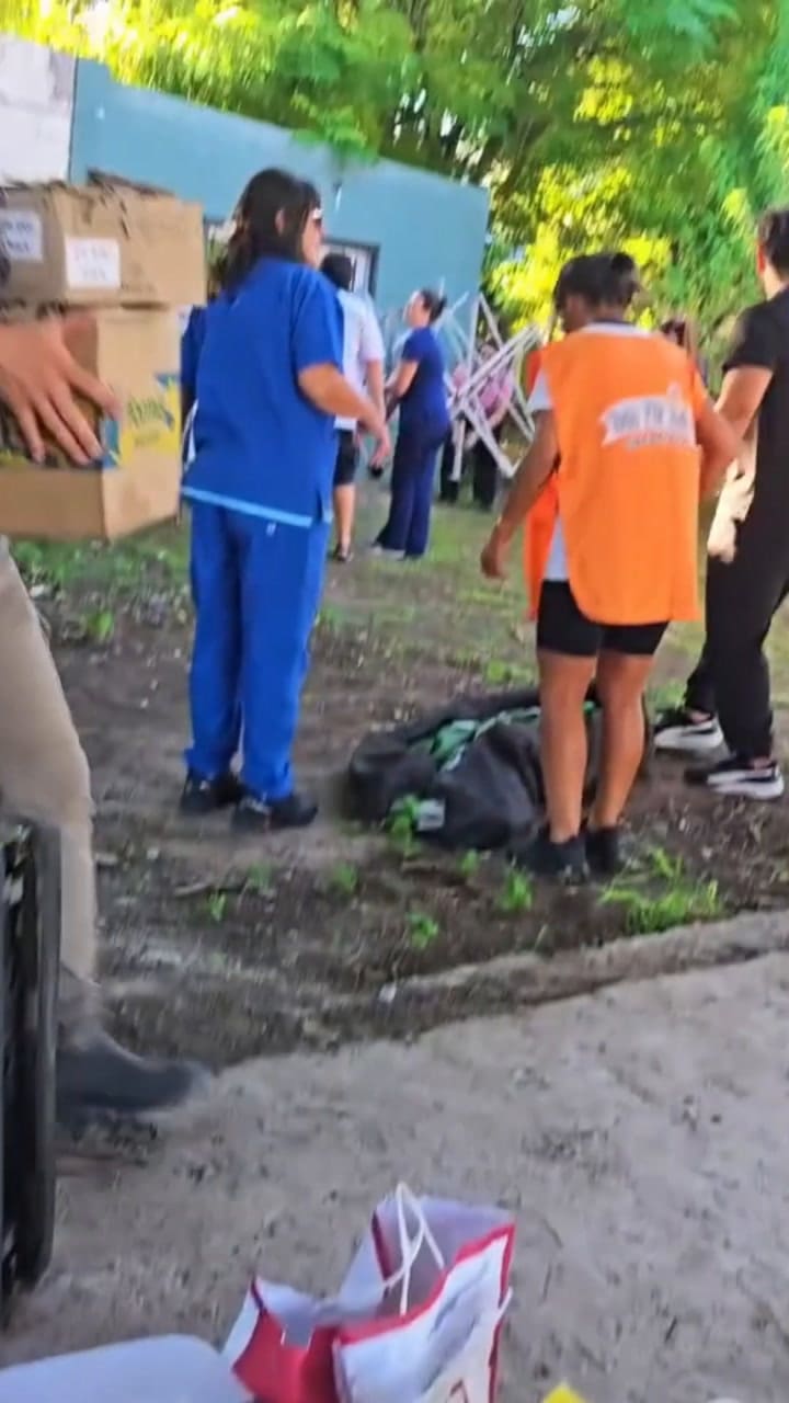 El resumen de Paula Pareto durante su trabajo solidario en Chaco