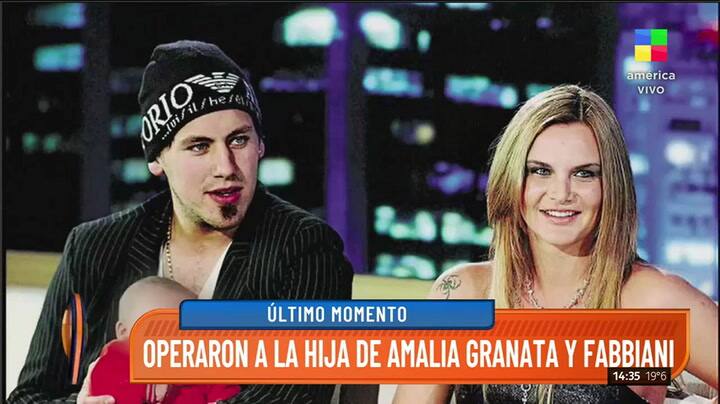 En Intrusos hablaron de la operación a la que se sometió la hija de Amalia Granata