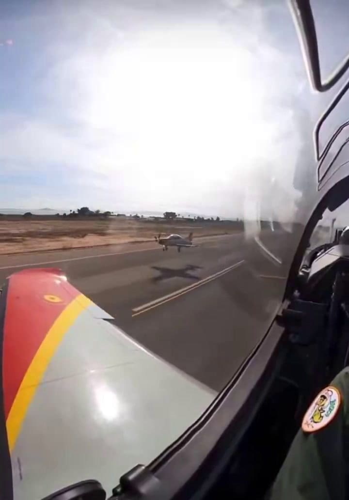 El primer vuelo en solitario de la princesa Leonor