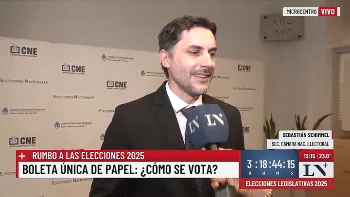 Sebastian Schimmel, secretario de la Camara Nacional Electoral