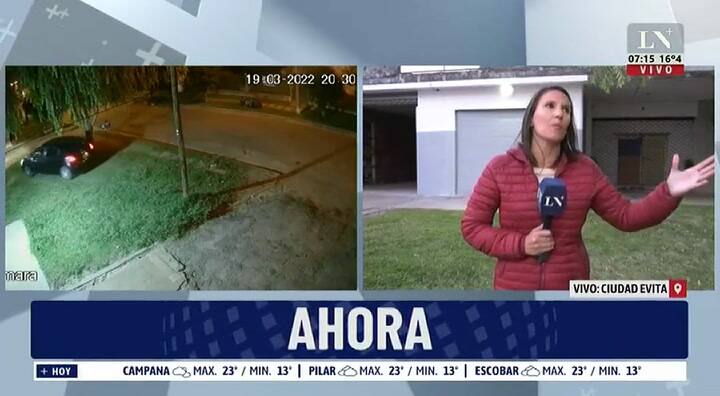 Ciudad Evita: enfrentó a motochorros a los piedrazos