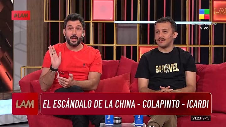 Los chats sobre lo que habria pasado entre Franco Colapinto y la China Suarez