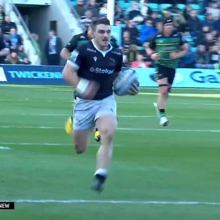 El try de Carreras en el partido anterior