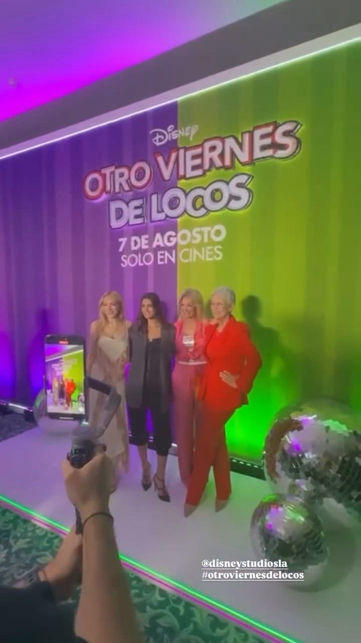 Yanina Latorre conoció a Lindsay Lohan y a Jamie Lee Curtis