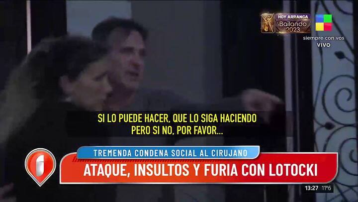 La reacción de Aníbal Lotocki ante un vecino que lo increpaba: 'Tenés suerte que esté la policía, gil'