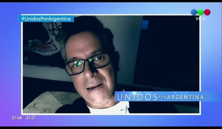 Alejandro Sanz en #UnidosPorArgentina