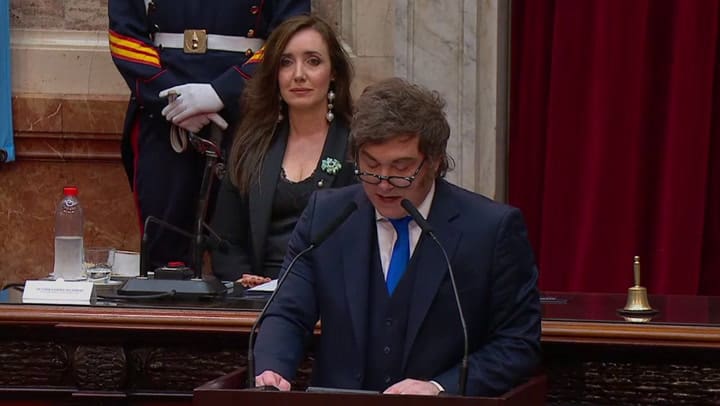 La mirada de Javier Milei a Victoria Villarruel