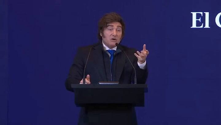 Milei, contra la compra de reservas