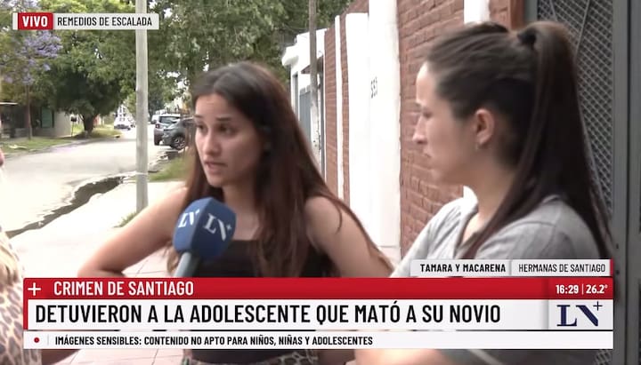 El desconsolador relato de la hermana del adolescente asesinado a puñaladas por su novia