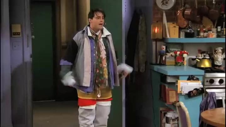 Matt LeBlanc como Joey Tribbiani en Friends