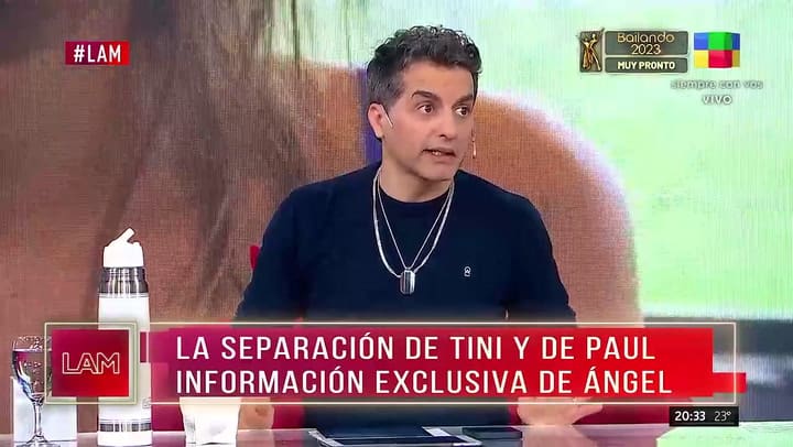 Ángel de Brito aseguró que el tatuaje de Rodrigo De Paul es el nombre de su expareja, Tini Stoessel