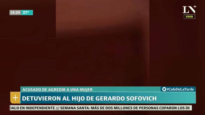 Así detuvieron al hijo de Gerardo Sofovich