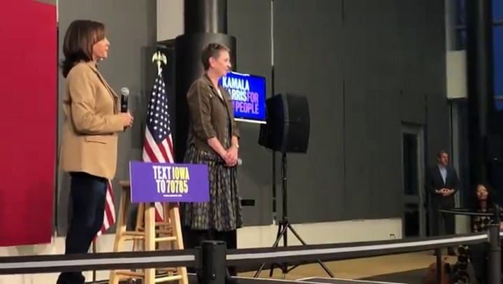 Greg Abbott estalló contra Kamala Harris por una promesa de campaña