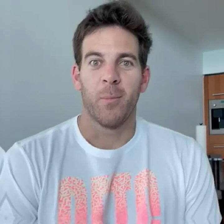 El emotivo gesto de Del Potro con un grupo de ancianos