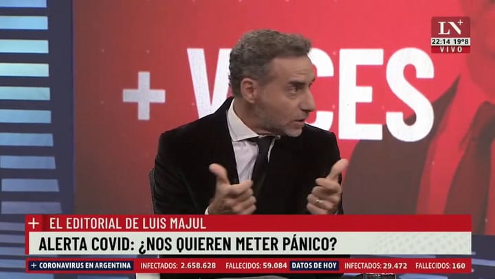 Alerta Covid: ¿nos quieren meter pánico? - El editorial de Luis Majul - 16/04/2021