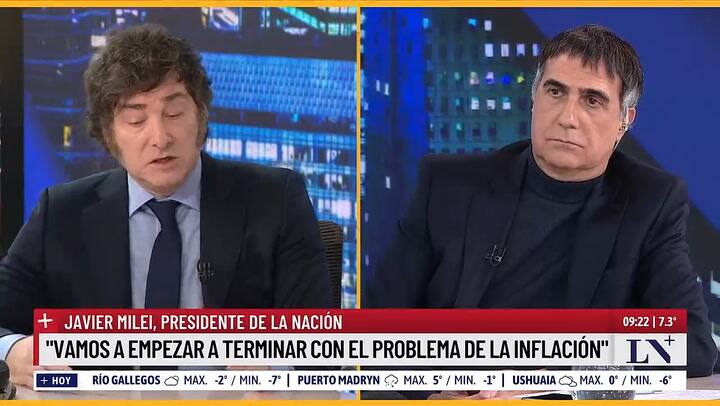 Milei: "La dolarizacion va a ocurrir naturalmente"