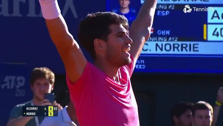 Carlos Alcaraz, un campeón ilustre del Argentina Open