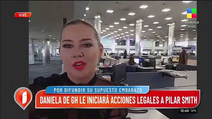 Pilar Smith le respondió a Daniela Celis