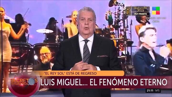 Luis Ventura aseguró que el que dio el primer show en el Movistar Arena era un doble de Luis Miguel