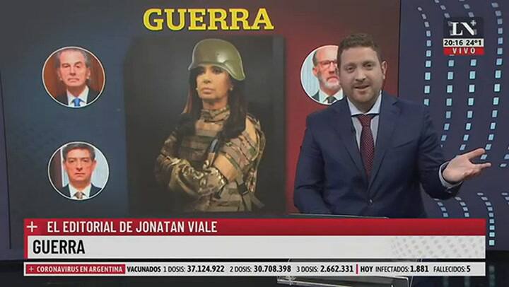 Guerra. El editorial de Jonatan Viale.