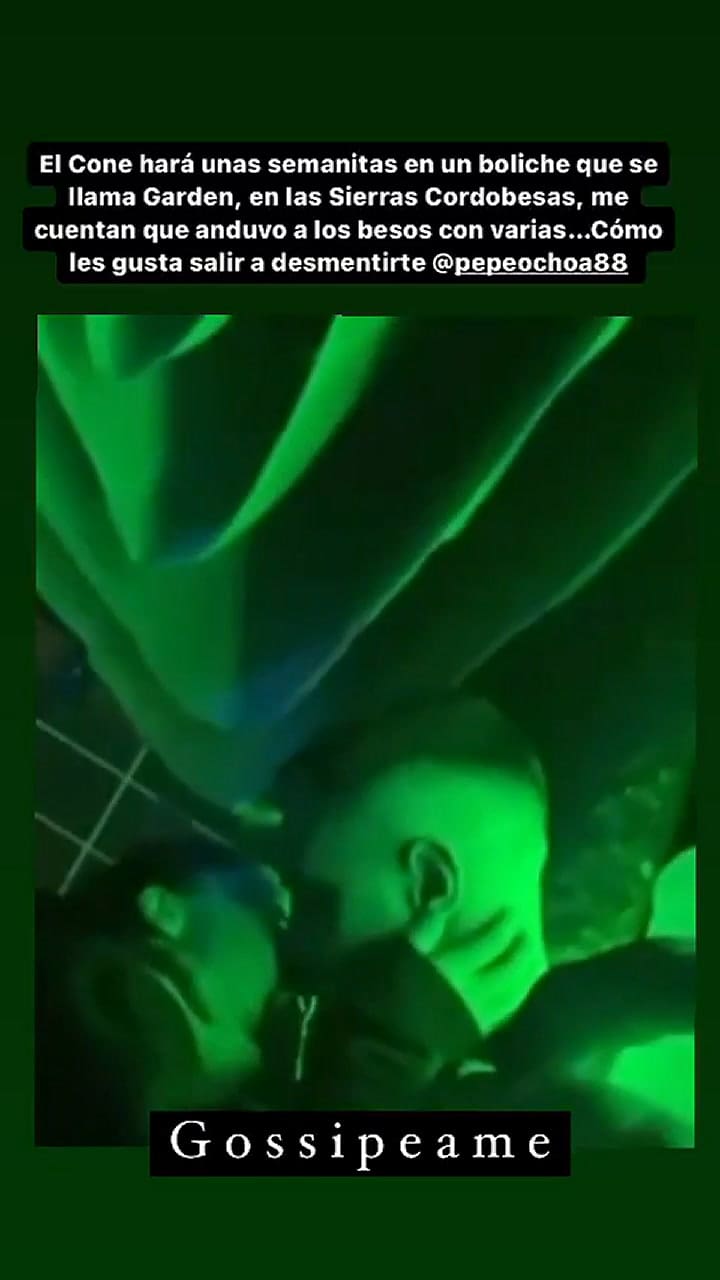 Filtraron un video de Cone Quiroga besándose con una chica