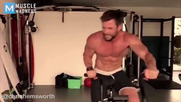 El entrenamiento extremo de Chris Hemsworth para interpretar a Thor