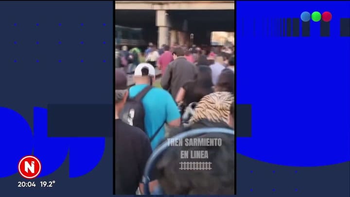 Descarriló el tren Sarmiento