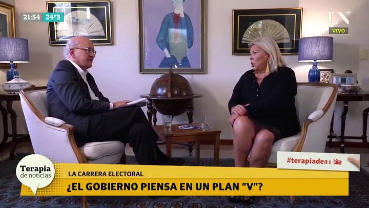 Lilita Carrió en exclusiva: 'No hay plan 'V', el candidato es Macri y vamos a ganar'