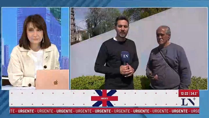 El abuelo de Brenda y Morena en LN+