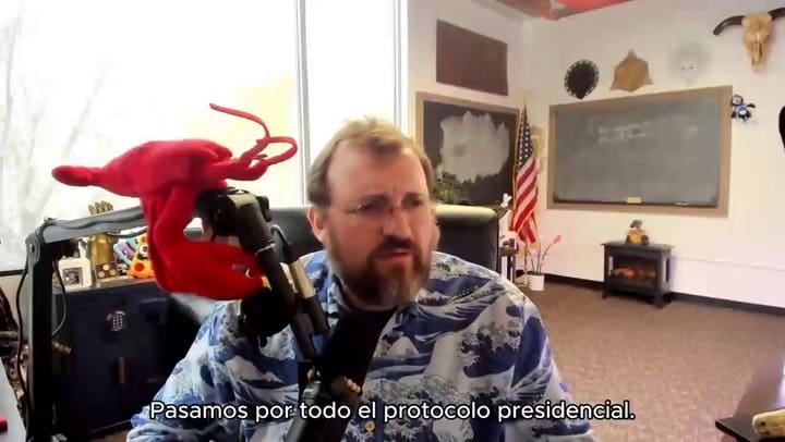 Charles Hoskinson, sobre el caso $LIBRA