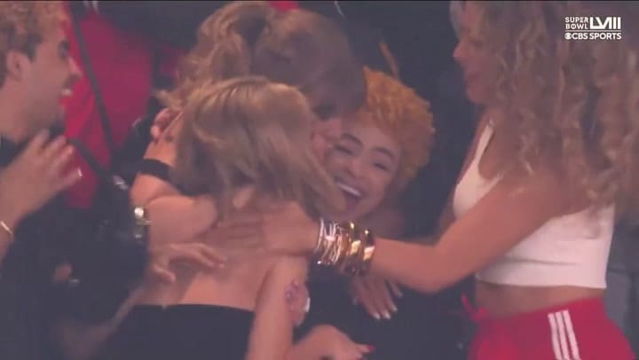 El festejo de Taylor Swift