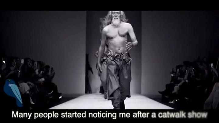 Quién es el abuelo 'sexy' de 81 años que arrasa en las pasarelas